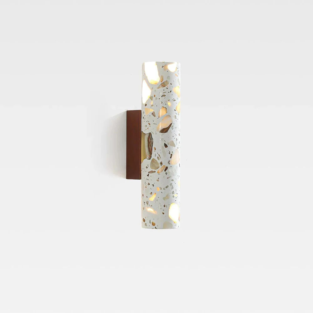lampe murale led pierre semi transparent moderne éclairage blanc chaud murale contemporaine