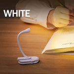 lampe lecture rechargeable led pince nuit petite table usb moderne blanc