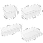 organisateurs rangement tiroir transparent boites rangement minimaliste reutilisable respectueux environnement cosmétiques maquillage brosse pinceaux