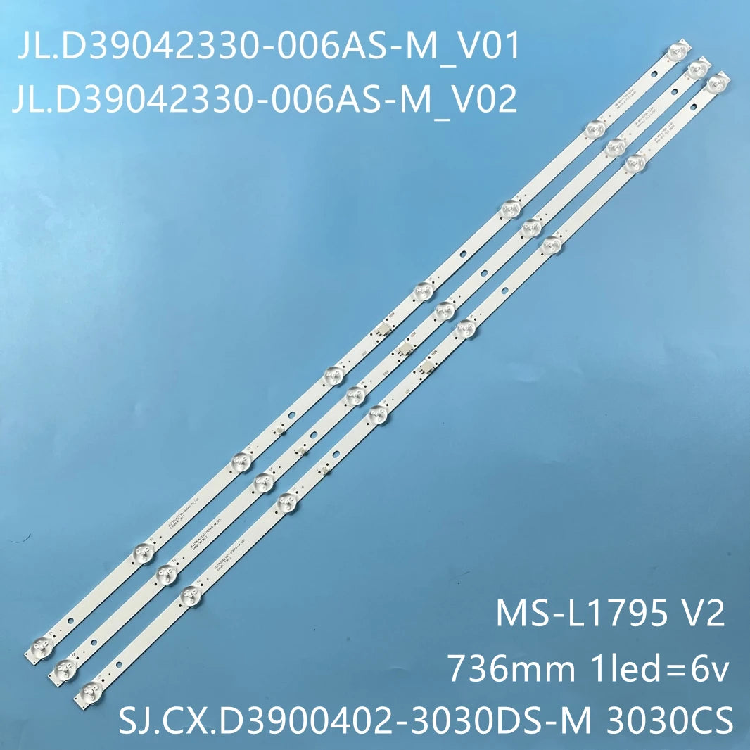 bande led 736mm blanc moderne 12v alu ampoules led