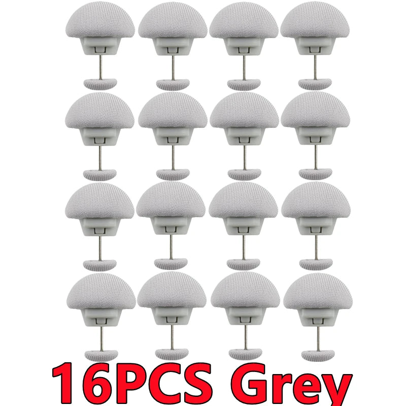 boucles suspension adhésives rose bleu gris blanc modernes minimalistes 16pcs 20pcs