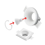 Spot LED GU10 blanc mat moderne clips facile 249 2000 lumens