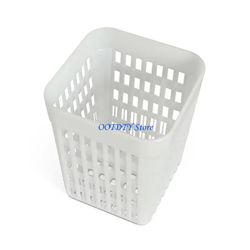 panier linge blanc moderne drainage efficace minimaliste rangement cuisine robuste.Surface texturée grille tailles