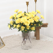 bouquet fleurs artificielles soie jaune rose blanc orange décoration intérieure mariage festive