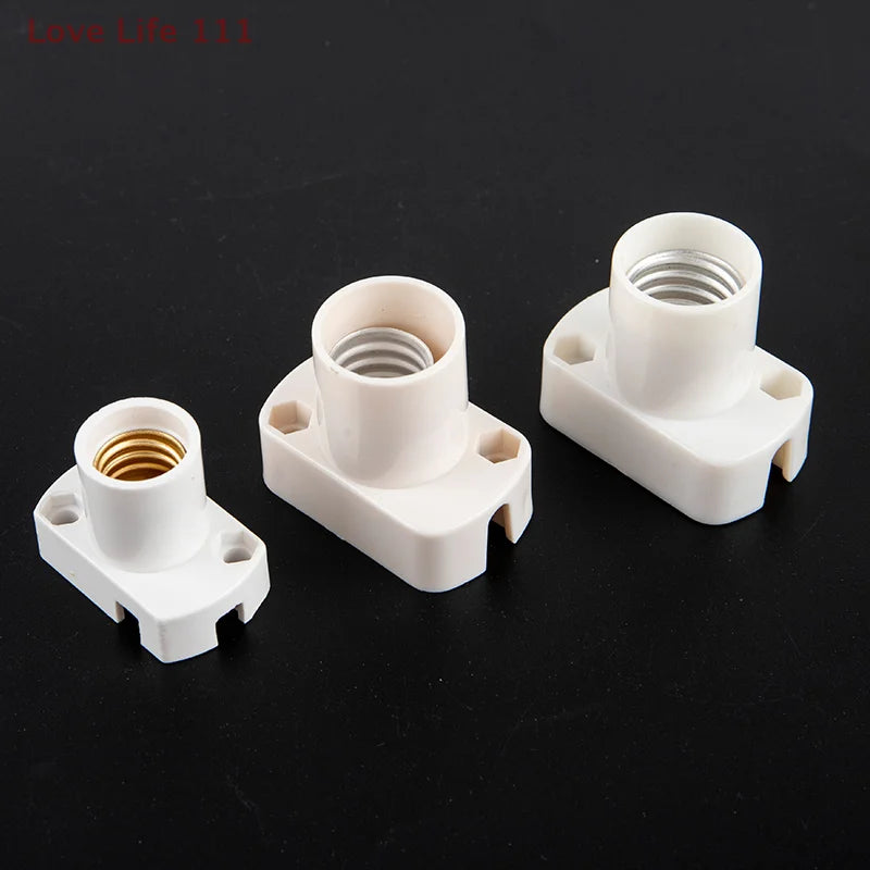 ampoule douille base e12 e14 e17 support blanc doré lisse opaque industriel