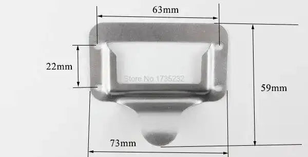support fixation moderne argenté plat lisse opacité rectangle métal