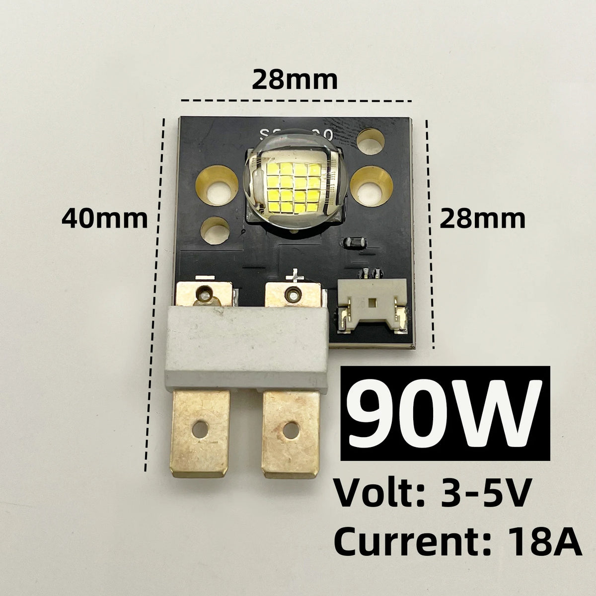 projecteur led 90w 60deg 120deg noir doré moderne dmx scène dj
