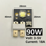 projecteur led 90w 60deg 120deg noir doré moderne dmx scène dj