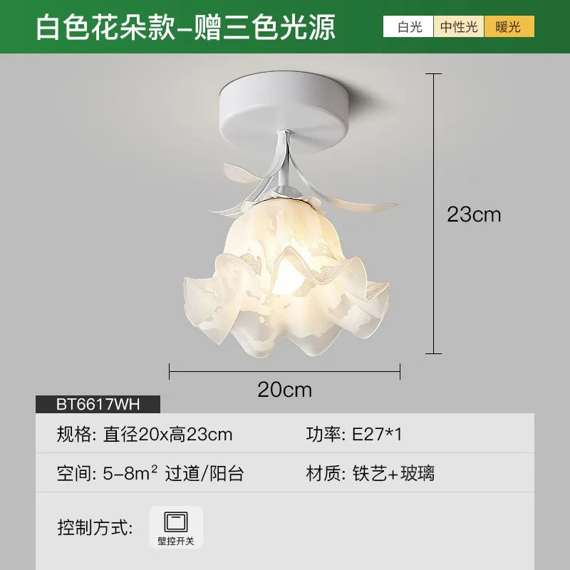 Lampe moderne blanc vert papillons ruban éclairage quotidien facile ampoules led