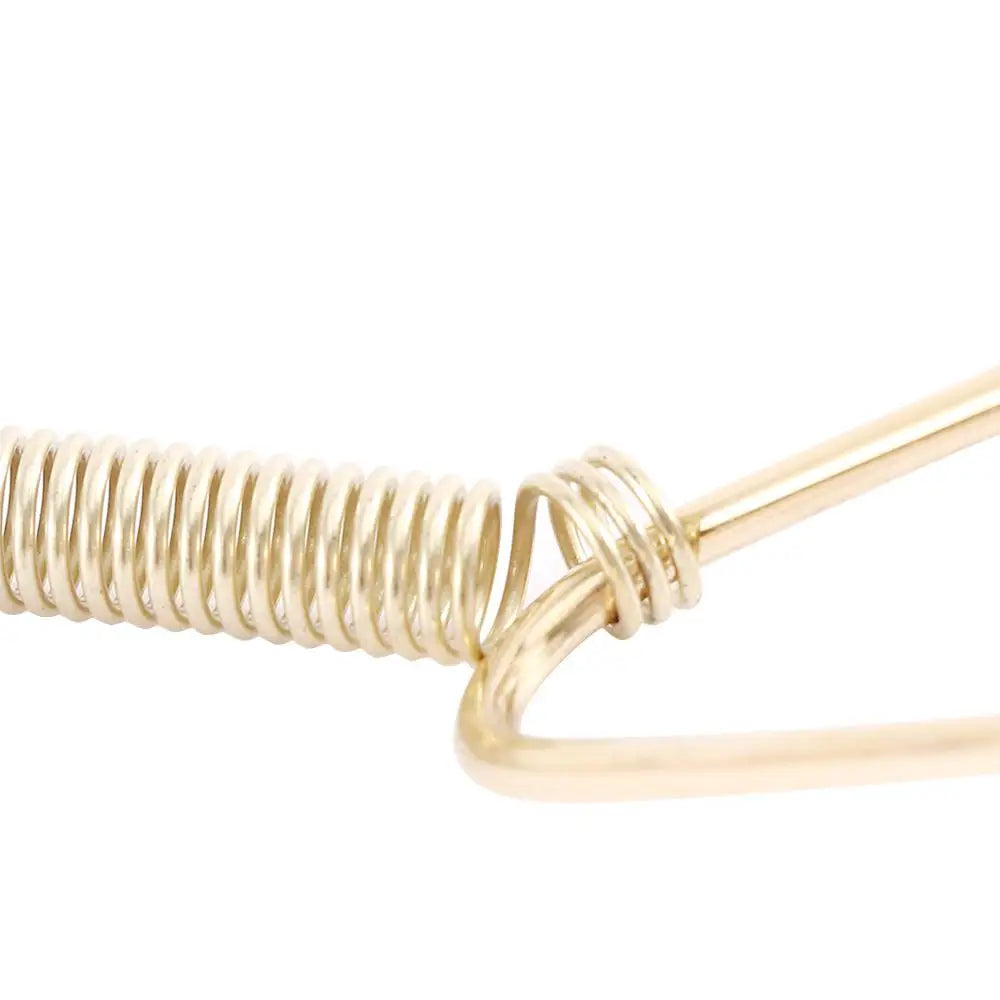 support assiettes doré clips métalliques moderne cuisine accroche mur taille 10 12 14 16