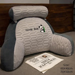 oreiller lecture confortable moderne gris vert jaune bleu imprimé animaux concave coton polyester 60x40cm