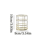 paniers rangement métal or rose gold maille fine moderne minimaliste respectueux environnement multifonctionnels