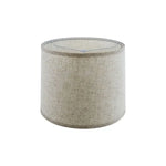 abat jour moderne toile doré lin beige blanc bleu marine or nordique décoration maison