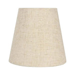 lampe table moderne beige texture lin opale fixations ruban bleu doré decoration intérieure