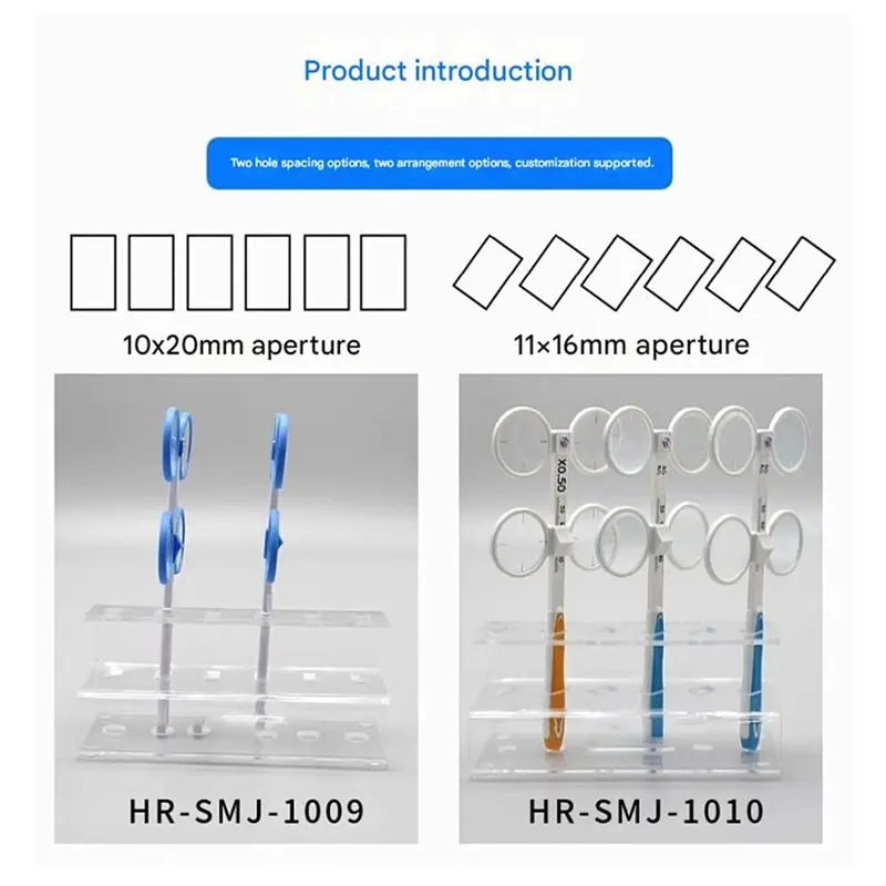 porte stylos acrylique blanc transparent noir ophthalmique flipperstand organisateur optique minimaliste