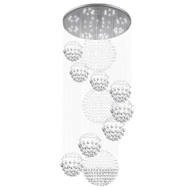 suspension lumineuse moderne transparentes salon restaurant chambre principal