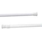 tringle télescopique blanc moderne 40 70cm diamètre 13 10mm spiralée salle bain