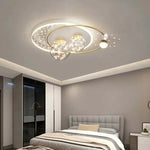 plafonnier moderne blanc doré acrylique motifs lumineux facile certifications sécurité