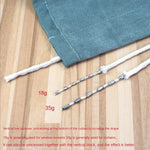 poids métalliques corde tressée anneaux boucles rideaux polyester accessoires anti flottants modernes utilitaires