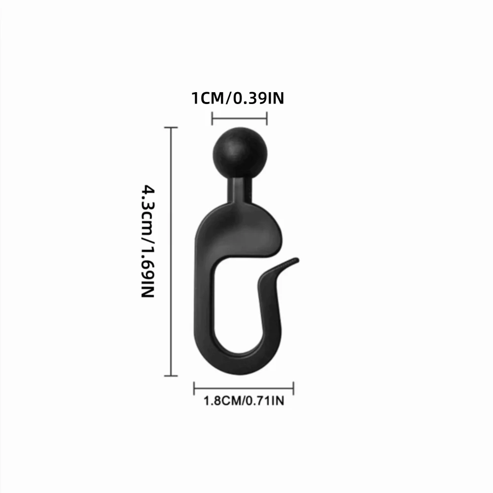 boucles rideau gazebo noir clips anti corrosion utilisation multiple moderne résistance durableextérieur PVC