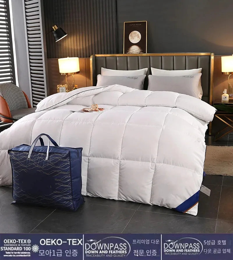 couvre lit hiver blanc moderne léger 220x240cm matelassé poncé polyester