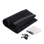 rideau porte anti moustiques noir maille fine moderne auto adhésif 80x210cm magnetic