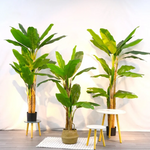 plante artificielle arbre bananier vert feuilles grandes moderne intérieur décoration maison shopping malls
