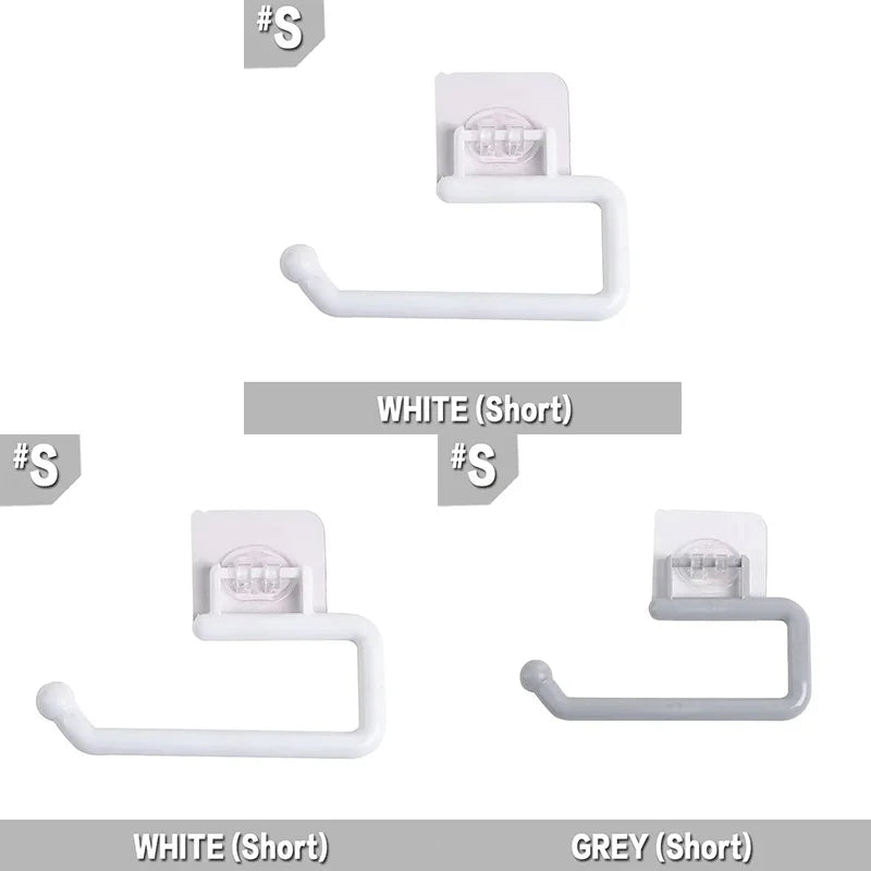 porte serviettes mural blanc motif carottes chats adhésif moderne cuisine salle bain tissue holder