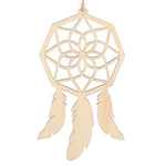 décoration murale dreamcatchers bois naturel traditionnel crochet plumes cordelettes artisanat ornement suspendre kit