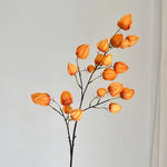 décoration intérieure branche artificielle rouge jaune feuilles coeurs moderne vert anniversaire mariage
