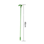 supports plantes tiges vertes modernes 17cm 27cm 37cm 48cm eyelets plastique minimalistes