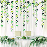 guirlande décorative feuilles stylisées orange jaune marron automne suspension mariage anniversaire festive
