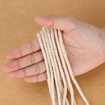 corde macramé coton beige tressée boho artisanale décoration maison durable haute qualité