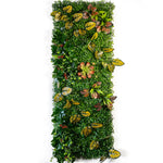 panneau mural pelouse artificielle plante décorative jardin intérieur extérieur décoration murale fleurs vertes artificielles