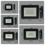 projecteur led moderne extérieur noir mat 110v 220v 10w 20w 30w 50w 100w certifié