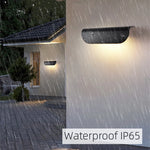 éclairage mural led moderne étanche noir blanc ip65 adhésif extérieur intérieur