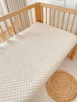 couverture bébé polyester gris rose bleu blanc boules polaire douce quatre saisons