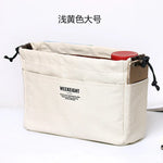 sac rangement toile imperméable multiusage réutilisable décontracté vert olive bleu marine crème