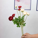 bouquet fleurs artificielles modernes rose blanc jaune bleu rouge intérieur mariage fête