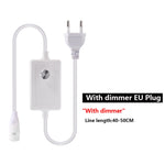 ruban lumineux led blanc lisse moderne clips interrupteur manuel adaptable eu us uk