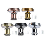 support ampoule bronze doré moderne vis fixation industrielle aluminium brossé chambre salon cuisine
