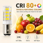 ampoule led bayonet ba15d 5w blanc chaud 3000k blanc jour 6000k moderne 52 leds