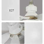 ventilateur lampe led blanc moderne facile chambre salon cuisine