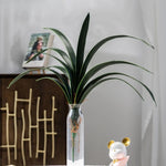plantes artificielles feuilles orchidée papillon decoration intérieure moderne minimaliste vert foncé doré