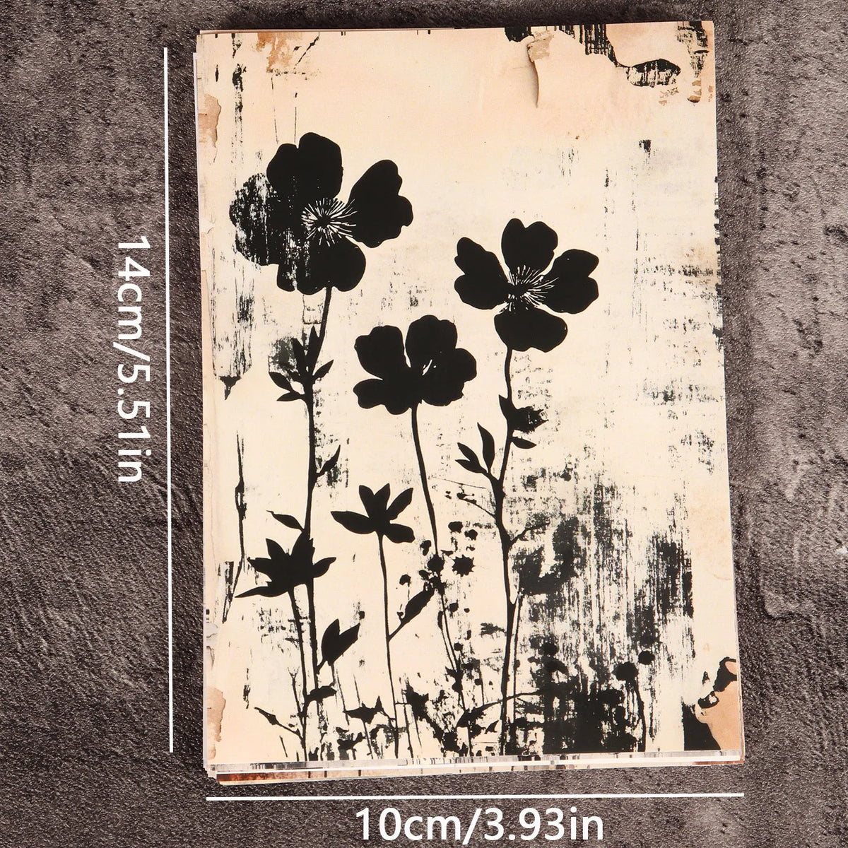feuilles papier décoratif motifs fleurs vintage romantique ornements lettrage ancien noir blanc gris roseclair
