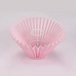 abat jour plissé moderne blanc rose vert pliable opaque salon chambre