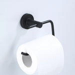 accessoires salle bain noir porte serviettes barre ring vis classiques modernes