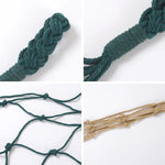 porte rouleaux papier toilette suspendu cordelettes decoratives filet tresse boheme rustique artisanal