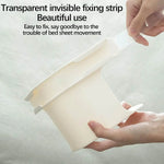 fixateurs draps adhésifs blanc gris minimaliste modernes sangles clips lit chambre maison robustes durables