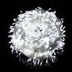 guirlande lumineuse blanc chaud 800 led 220v ip44 moderne clips télécommande